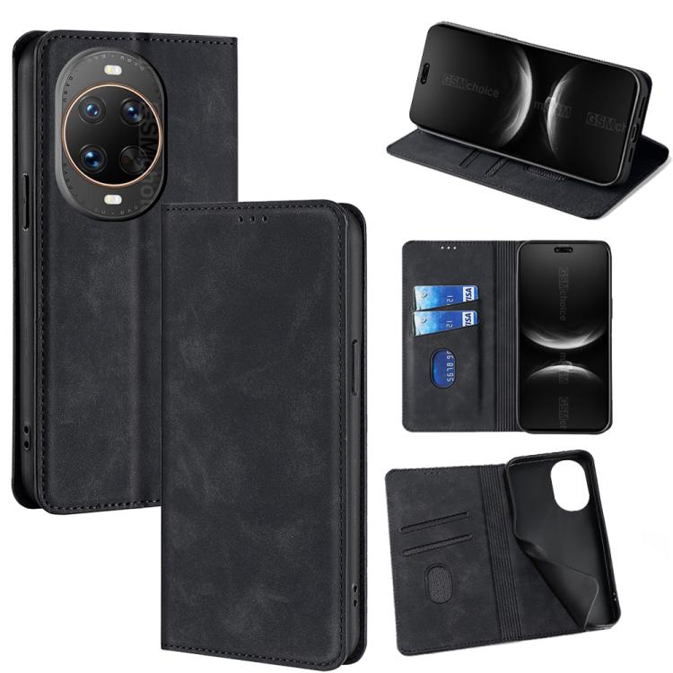 Custodia per telefono in pelle magnetica Skin Feel, For Huawei nova 15, For Huawei Mate 80 Pro Max 5G, For Huawei Mate 80 5G, For Huawei nova 14 Ultra 5G