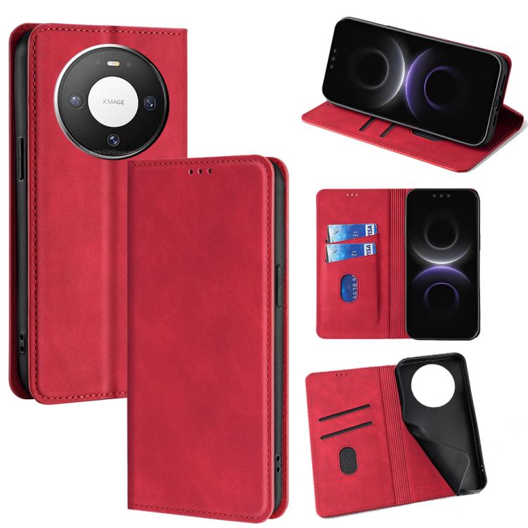 Custodia per telefono in pelle magnetica Skin Feel, For Huawei nova 15, For Huawei Mate 80 Pro Max 5G, For Huawei Mate 80 5G, For Huawei nova 14 Ultra 5G