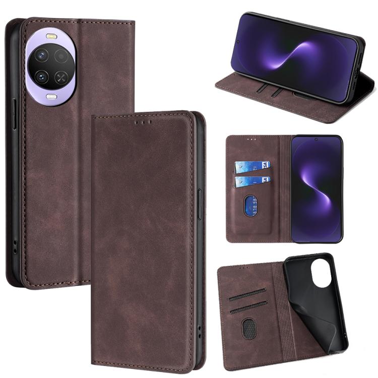 Custodia per telefono in pelle magnetica Skin Feel, For Huawei nova 15, For Huawei Mate 80 Pro Max 5G, For Huawei Mate 80 5G, For Huawei nova 14 Ultra 5G