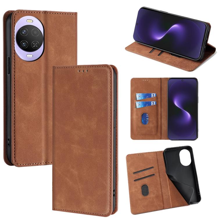Custodia per telefono in pelle magnetica Skin Feel, For Huawei nova 15, For Huawei Mate 80 Pro Max 5G, For Huawei Mate 80 5G, For Huawei nova 14 Ultra 5G
