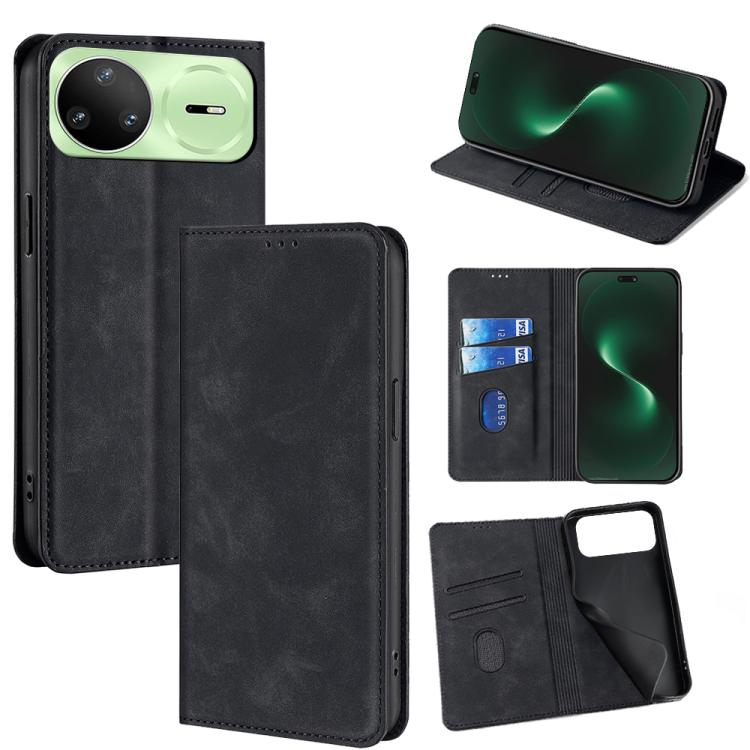 Custodia per telefono in pelle magnetica Skin Feel, For Huawei Enjoy 90 Pro Max 5G, For Huawei Enjoy 90 Plus 5G, For Huawei nova 15 Ultra, For Huawei nova 15 Pro