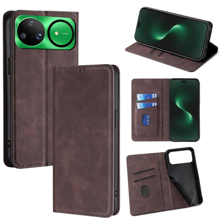 Custodia per telefono in pelle magnetica Skin Feel, For Huawei Enjoy 90 Pro Max 5G, For Huawei Enjoy 90 Plus 5G, For Huawei nova 15 Ultra, For Huawei nova 15 Pro