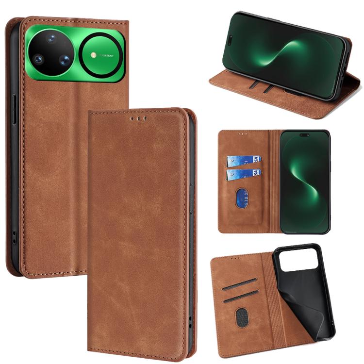 Custodia per telefono in pelle magnetica Skin Feel, For Huawei Enjoy 90 Pro Max 5G, For Huawei Enjoy 90 Plus 5G, For Huawei nova 15 Ultra, For Huawei nova 15 Pro