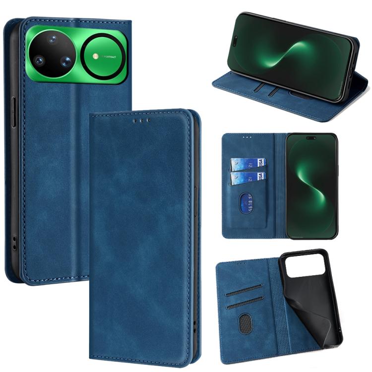 Custodia per telefono in pelle magnetica Skin Feel, For Huawei Enjoy 90 Pro Max 5G, For Huawei Enjoy 90 Plus 5G, For Huawei nova 15 Ultra, For Huawei nova 15 Pro