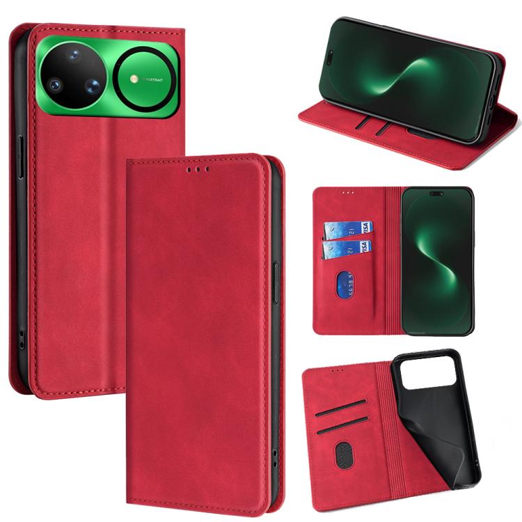 Custodia per telefono in pelle magnetica Skin Feel, For Huawei Enjoy 90 Pro Max 5G, For Huawei Enjoy 90 Plus 5G, For Huawei nova 15 Ultra, For Huawei nova 15 Pro