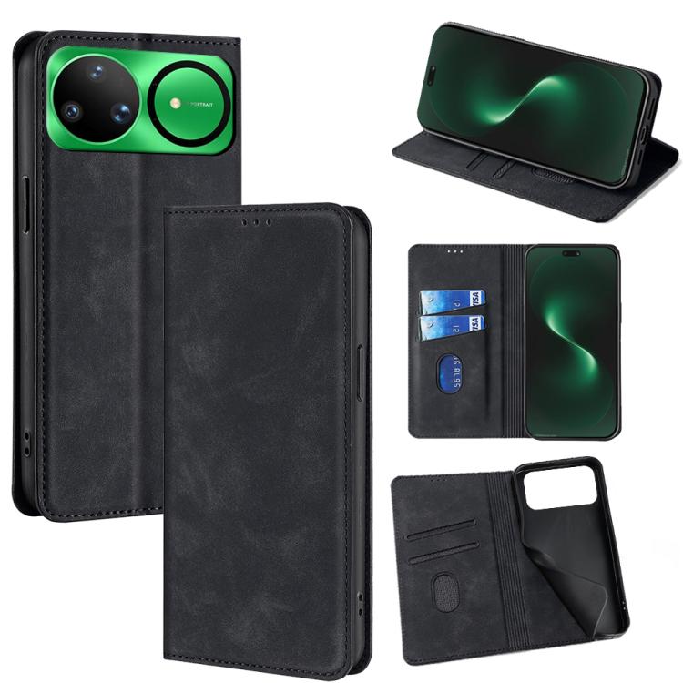 Custodia per telefono in pelle magnetica Skin Feel, For Huawei Enjoy 90 Pro Max 5G, For Huawei Enjoy 90 Plus 5G, For Huawei nova 15 Ultra, For Huawei nova 15 Pro