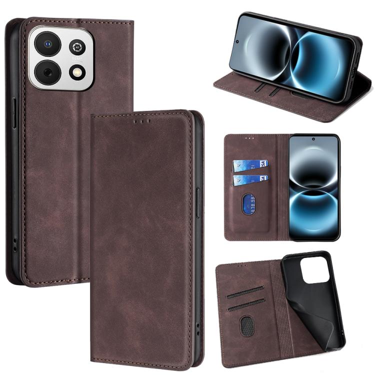 Custodia per telefono in pelle magnetica Skin Feel, For Huawei Enjoy 90 Pro Max 5G, For Huawei Enjoy 90 Plus 5G, For Huawei nova 15 Ultra, For Huawei nova 15 Pro