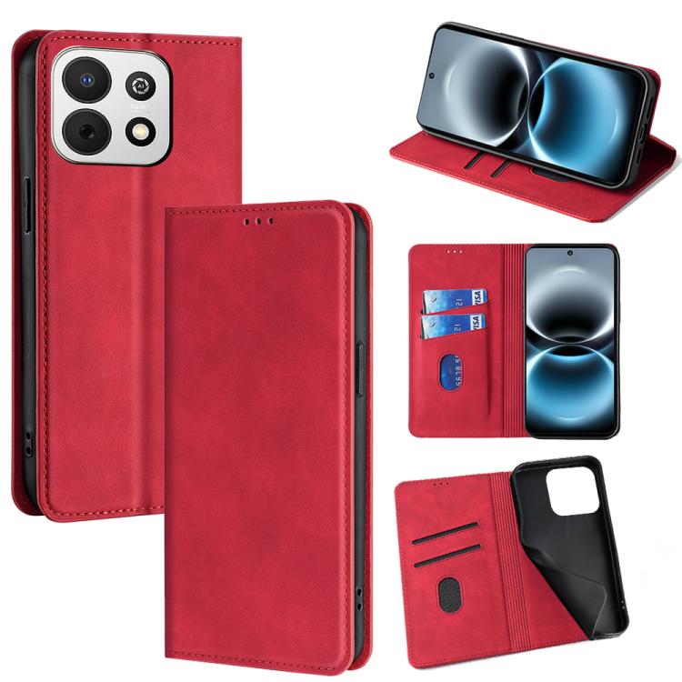 Custodia per telefono in pelle magnetica Skin Feel, For Huawei Enjoy 90 Pro Max 5G, For Huawei Enjoy 90 Plus 5G, For Huawei nova 15 Ultra, For Huawei nova 15 Pro