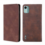 Custodia per telefono in pelle magnetica Skin Feel, For Nokia C12, For Nokia G42 5G, For Nokia C22, For Nokia C32