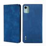 Custodia per telefono in pelle magnetica Skin Feel, For Nokia C12, For Nokia G42 5G, For Nokia C22, For Nokia C32