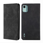 Custodia per telefono in pelle magnetica Skin Feel, For Nokia C12, For Nokia G42 5G, For Nokia C22, For Nokia C32