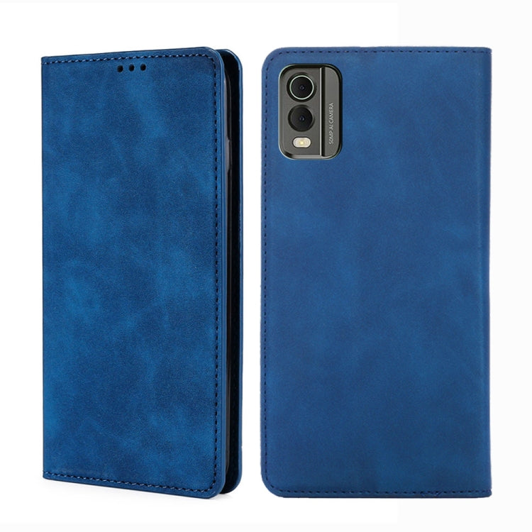 Custodia per telefono in pelle magnetica Skin Feel, For Nokia C12, For Nokia G42 5G, For Nokia C22, For Nokia C32