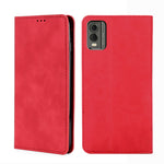 Custodia per telefono in pelle magnetica Skin Feel, For Nokia C12, For Nokia G42 5G, For Nokia C22, For Nokia C32