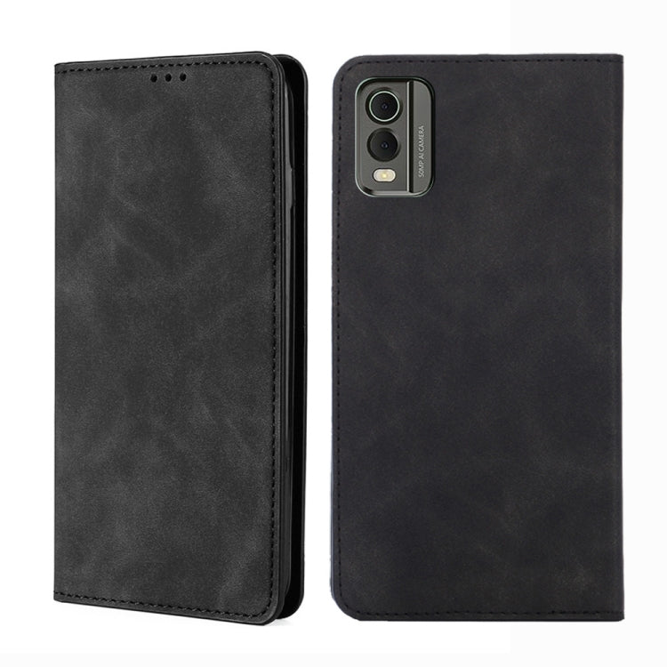 Custodia per telefono in pelle magnetica Skin Feel, For Nokia C12, For Nokia G42 5G, For Nokia C22, For Nokia C32