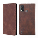 Custodia per telefono in pelle magnetica Skin Feel, For Nokia G11 Plus, For Nokia C300 4G US Version, For Nokia C110 4G, For Nokia C02 TA-1522