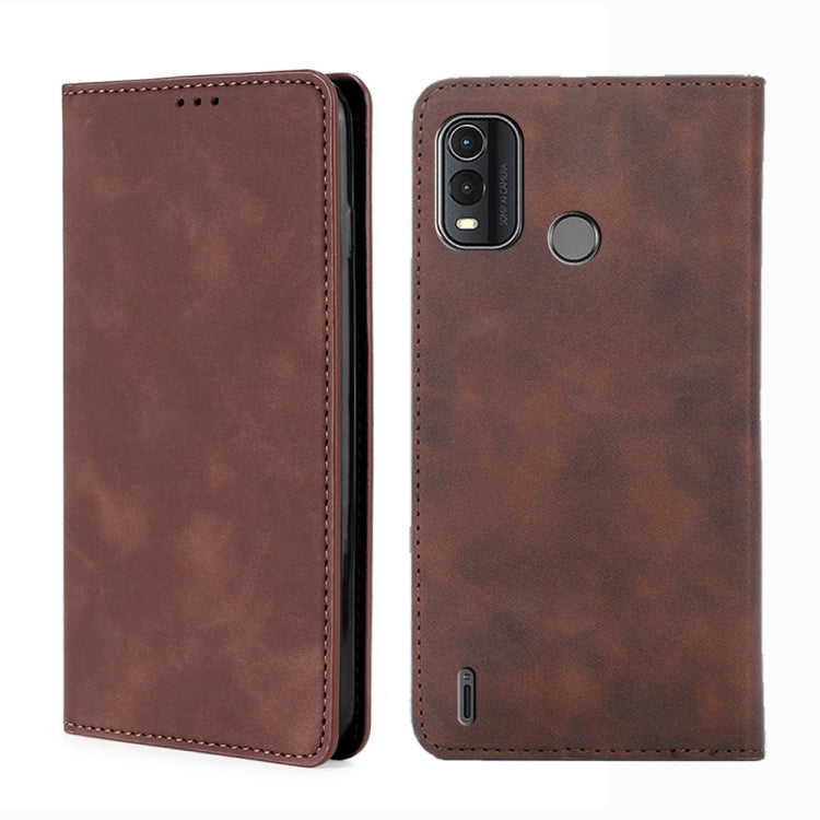 Custodia per telefono in pelle magnetica Skin Feel, For Nokia G11 Plus, For Nokia C300 4G US Version, For Nokia C110 4G, For Nokia C02 TA-1522