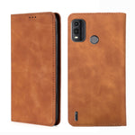 Custodia per telefono in pelle magnetica Skin Feel, For Nokia G11 Plus, For Nokia C300 4G US Version, For Nokia C110 4G, For Nokia C02 TA-1522