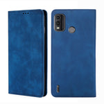 Custodia per telefono in pelle magnetica Skin Feel, For Nokia G11 Plus, For Nokia C300 4G US Version, For Nokia C110 4G, For Nokia C02 TA-1522