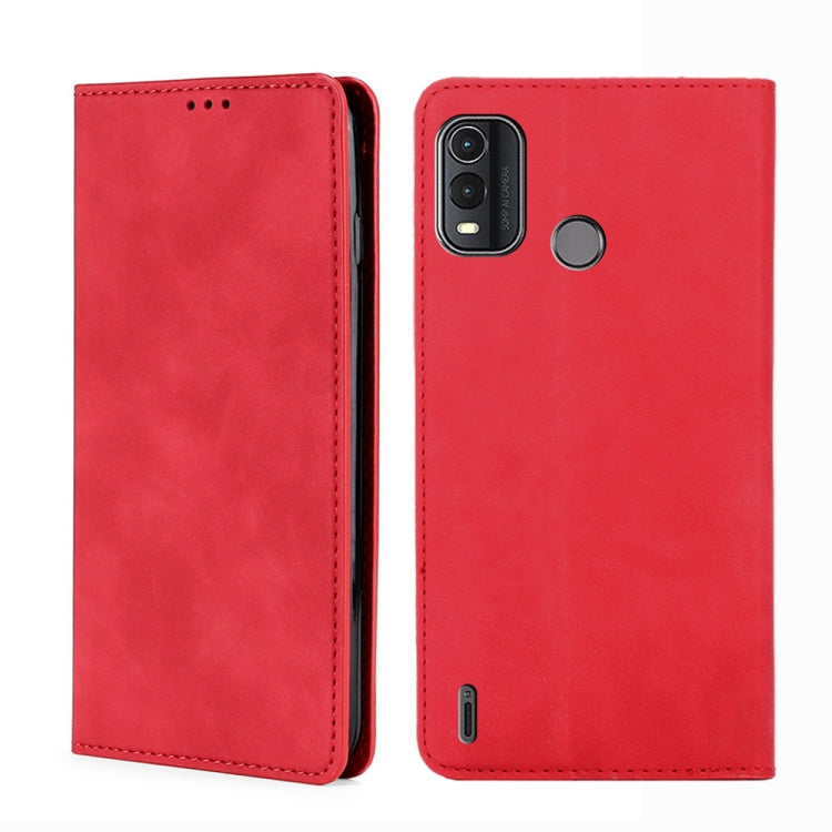 Custodia per telefono in pelle magnetica Skin Feel, For Nokia G11 Plus, For Nokia C300 4G US Version, For Nokia C110 4G, For Nokia C02 TA-1522