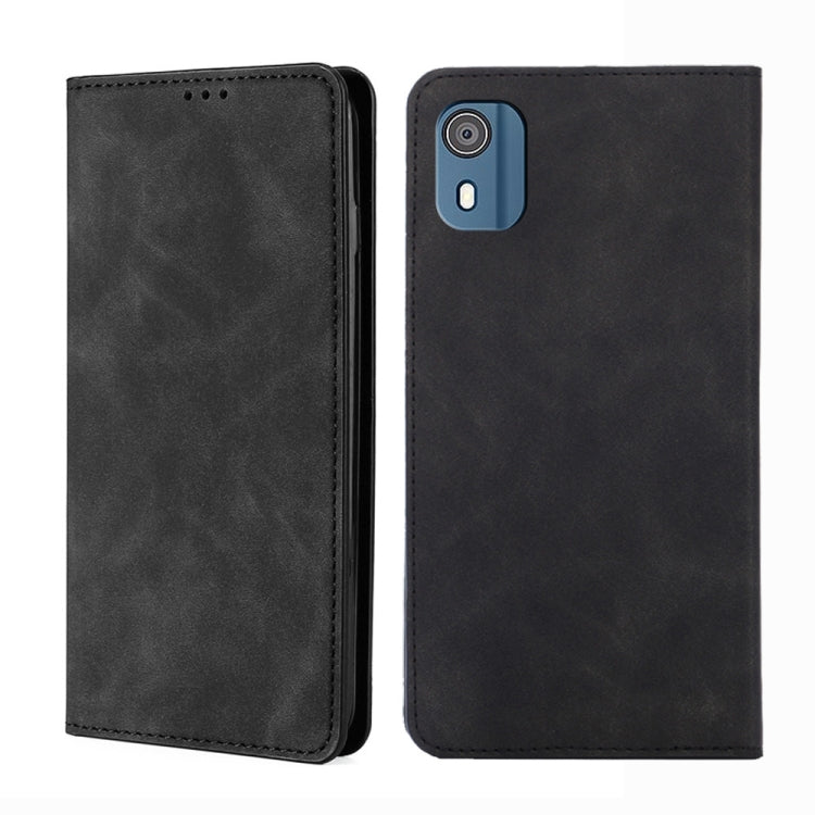 Custodia per telefono in pelle magnetica Skin Feel, For Nokia G11 Plus, For Nokia C300 4G US Version, For Nokia C110 4G, For Nokia C02 TA-1522