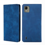 Custodia per telefono in pelle magnetica Skin Feel, For Nokia G11 Plus, For Nokia C300 4G US Version, For Nokia C110 4G, For Nokia C02 TA-1522