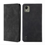 Custodia per telefono in pelle magnetica Skin Feel, For Nokia G11 Plus, For Nokia C300 4G US Version, For Nokia C110 4G, For Nokia C02 TA-1522