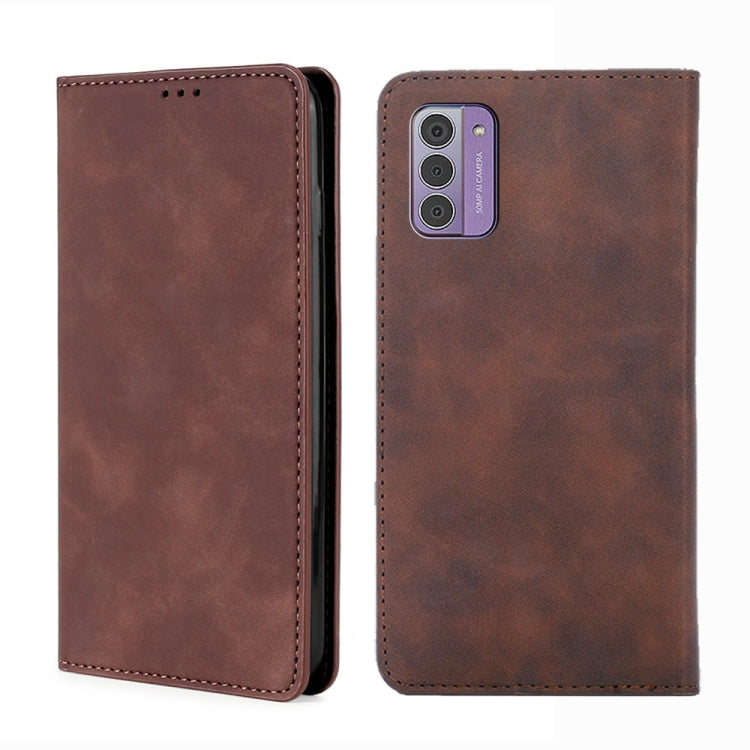 Custodia per telefono in pelle magnetica Skin Feel, For Nokia C12, For Nokia G42 5G, For Nokia C22, For Nokia C32