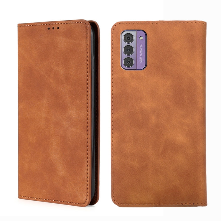 Custodia per telefono in pelle magnetica Skin Feel, For Nokia C12, For Nokia G42 5G, For Nokia C22, For Nokia C32