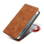 Custodia per telefono in pelle magnetica Skin Feel, For Nokia C12, For Nokia G42 5G, For Nokia C22, For Nokia C32