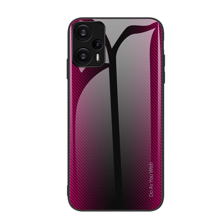 Custodia TPU con vetro sfumato per Xiaomi Poco F6