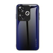 Custodia per cellulare in TPU con vetro sfumato, For Xiaomi Poco F6, For Xiaomi Poco F6 Pro, For Xiaomi Redmi Note 12 4G Global, For Xiaomi Redmi Note 12 Turbo
