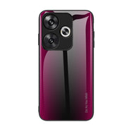 Custodia per cellulare in TPU con vetro sfumato, For Xiaomi Poco F6, For Xiaomi Poco F6 Pro, For Xiaomi Redmi Note 12 4G Global, For Xiaomi Redmi Note 12 Turbo