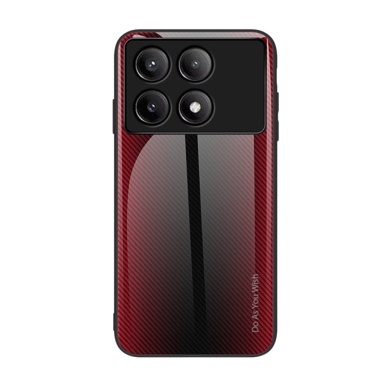 Custodia TPU con vetro sfumato per Xiaomi Poco F6