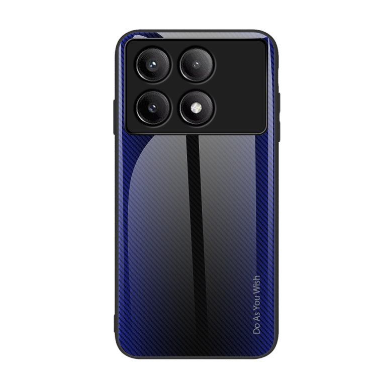 Custodia TPU con vetro sfumato per Xiaomi Poco F6