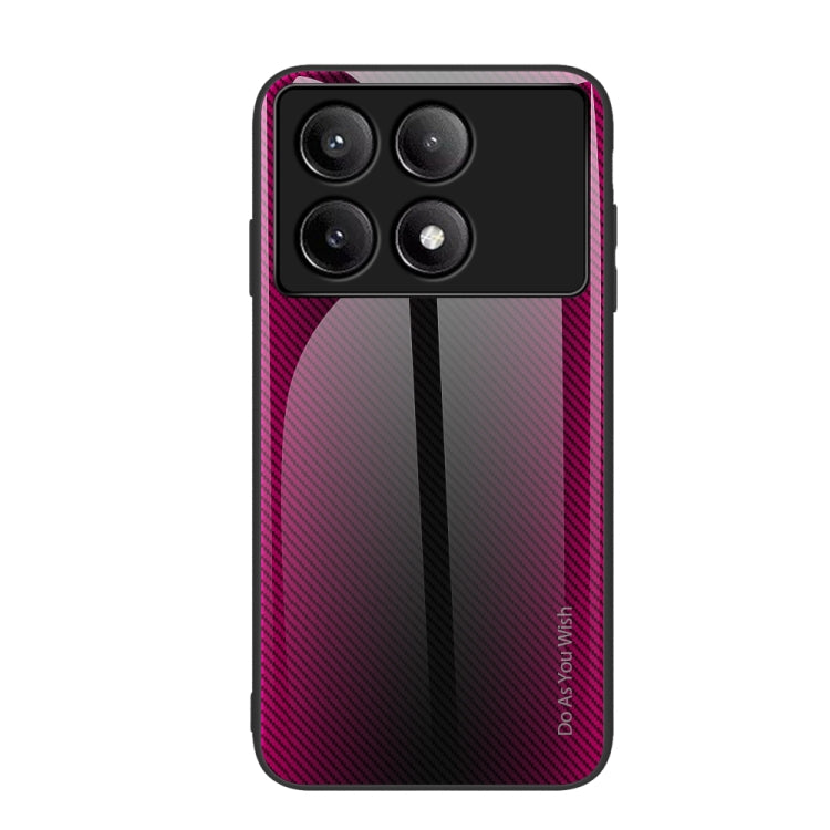 Custodia TPU con vetro sfumato per Xiaomi Poco F6