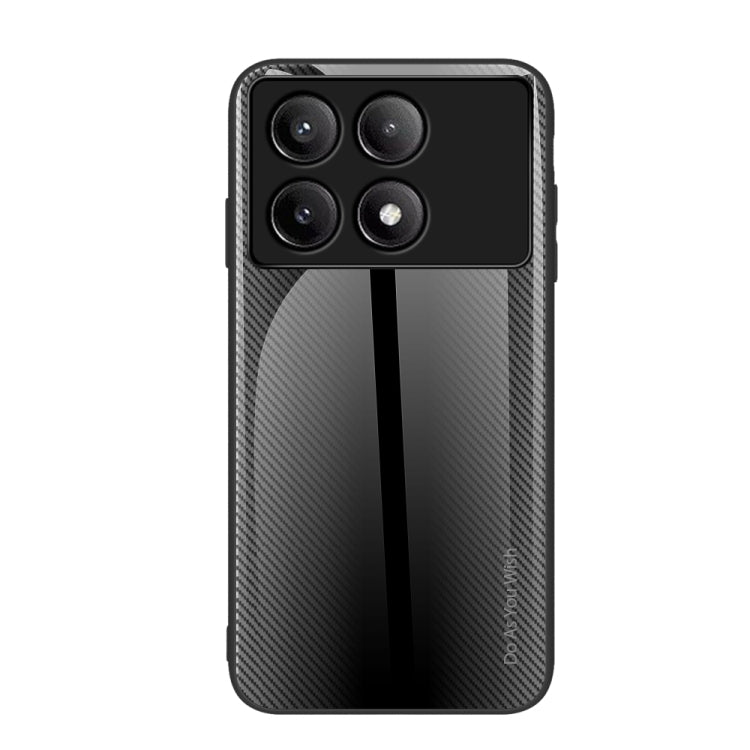 Custodia TPU con vetro sfumato per Xiaomi Poco F6
