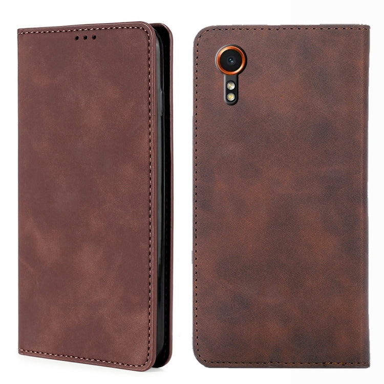 Custodia portafoglio in pelle magnetica per Samsung Galaxy M55