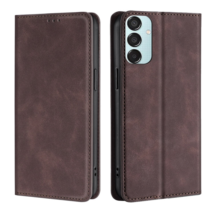 Custodia portafoglio in pelle magnetica per Samsung Galaxy M55