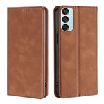 Custodia portafoglio in pelle magnetica per Samsung Galaxy M55