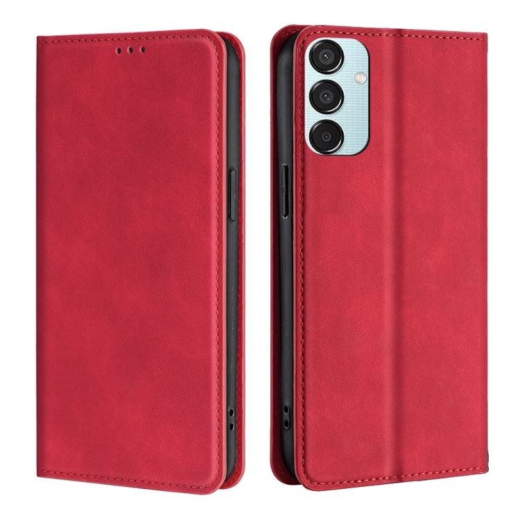 Custodia portafoglio in pelle magnetica per Samsung Galaxy M55
