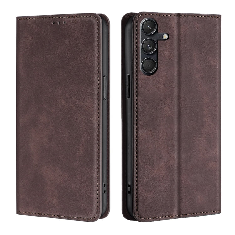 Custodia portafoglio in pelle magnetica per Samsung Galaxy M55