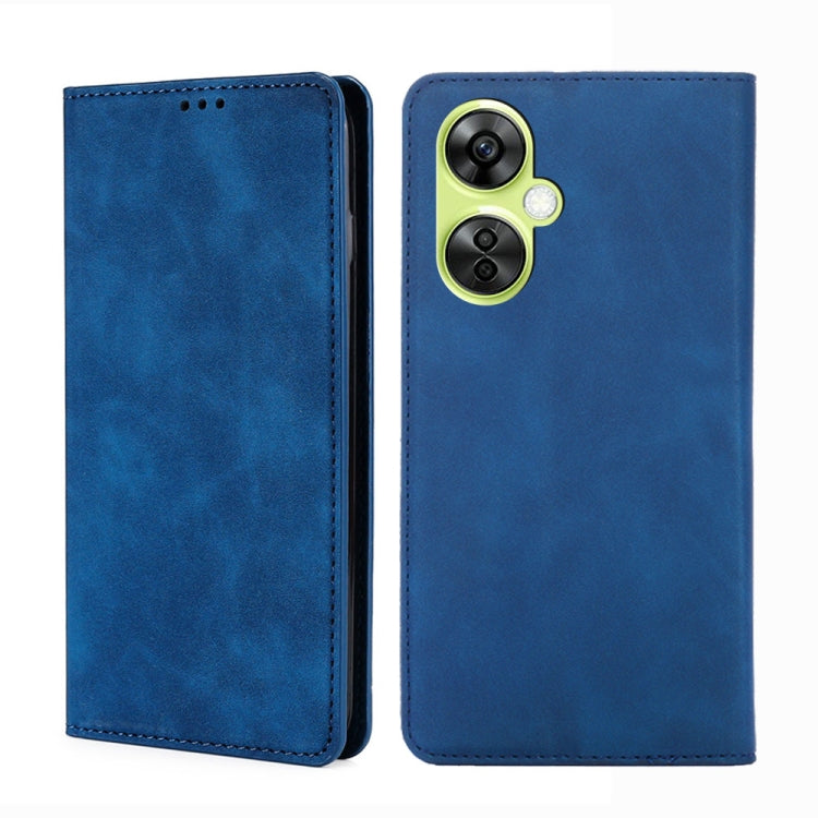Custodia per telefono in pelle magnetica Skin Feel, For OnePlus Nord CE 3 Lite 5G