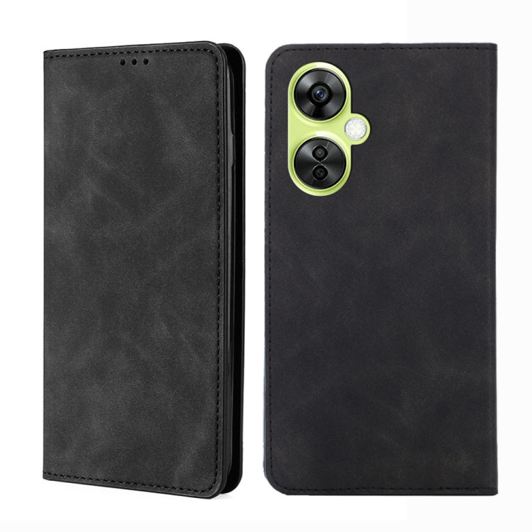 Custodia per telefono in pelle magnetica Skin Feel, For OnePlus Nord CE 3 Lite 5G