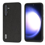 Custodia in vera pelle Litchi per Samsung Galaxy Z Flip6