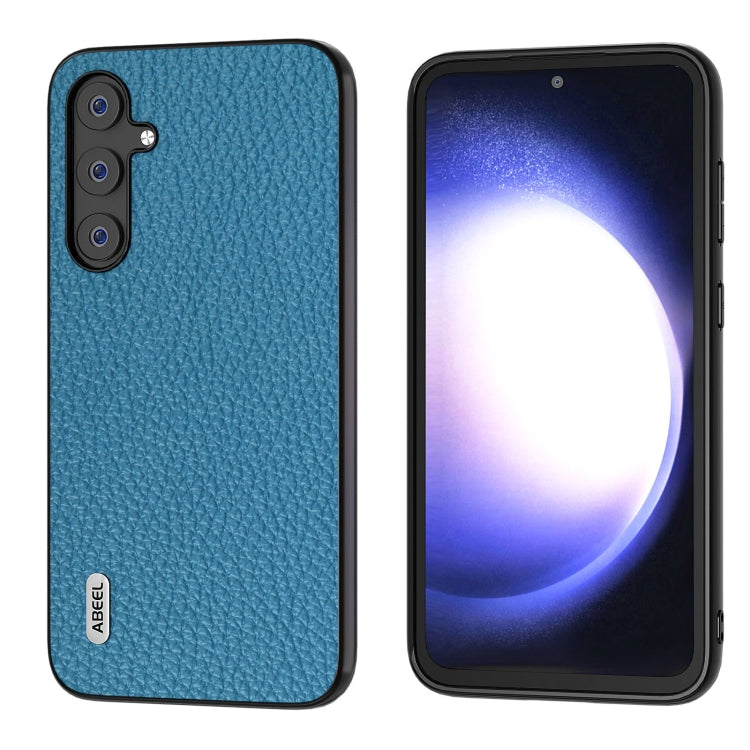 Custodia in vera pelle Litchi per Samsung Galaxy Z Flip6