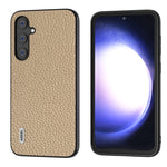 Custodia in vera pelle Litchi per Samsung Galaxy Z Flip6