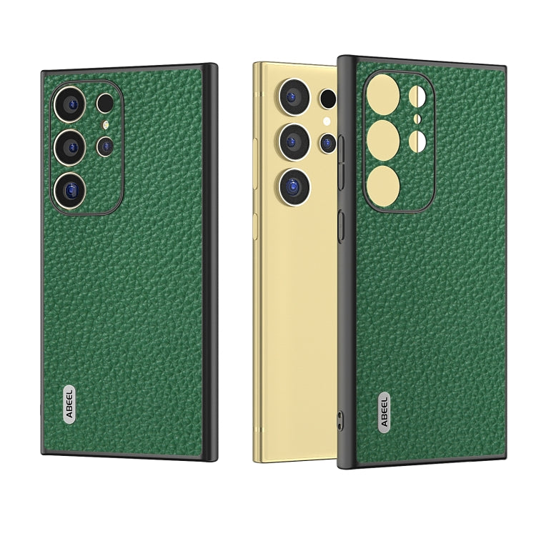 Custodia in vera pelle Litchi per Samsung Galaxy Z Flip6