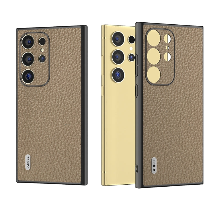 Custodia in vera pelle Litchi per Samsung Galaxy Z Flip6