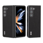 Custodia in vera pelle Litchi per Samsung Galaxy Z Flip6