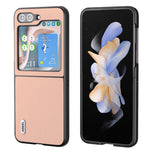 Custodia in pelle per Samsung Galaxy Z Flip6 e compatibili